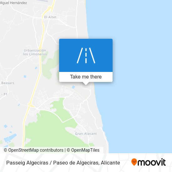 Passeig Algeciras / Paseo de Algeciras map