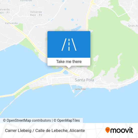 Carrer Llebeig / Calle de Lebeche map
