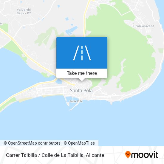 Carrer Taibilla / Calle de La Taibilla map