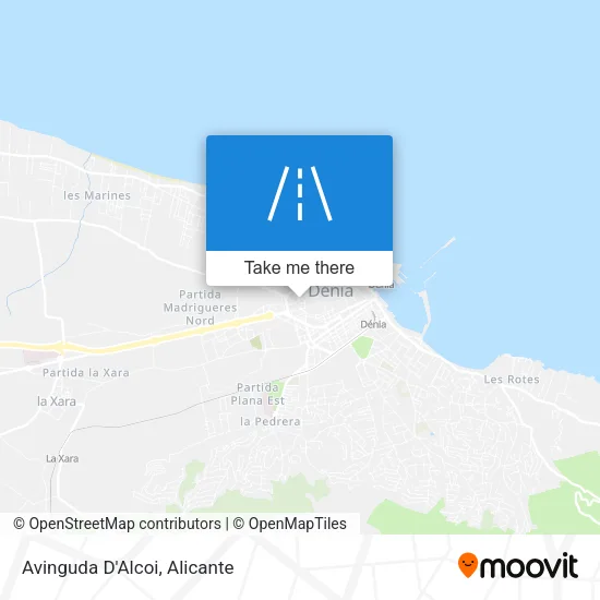 Avinguda D'Alcoi map