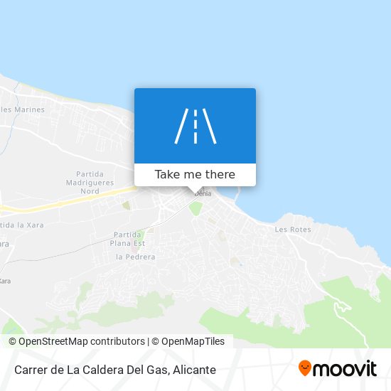 Carrer de La Caldera Del Gas map