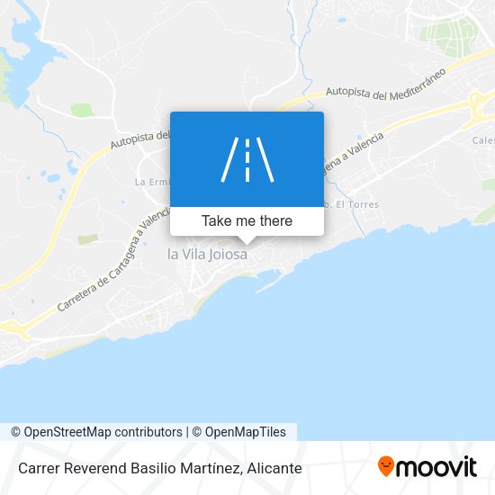Carrer Reverend Basilio Martínez map