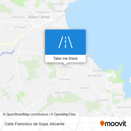 Calle Francisco de Goya map