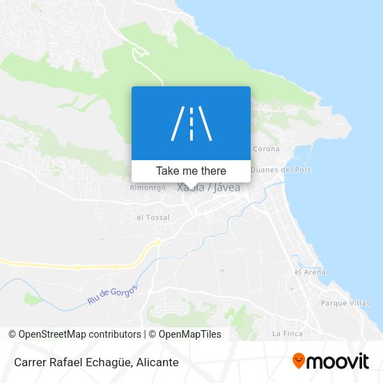Carrer Rafael Echagüe map
