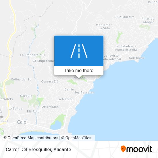 Carrer Del Bresquiller map