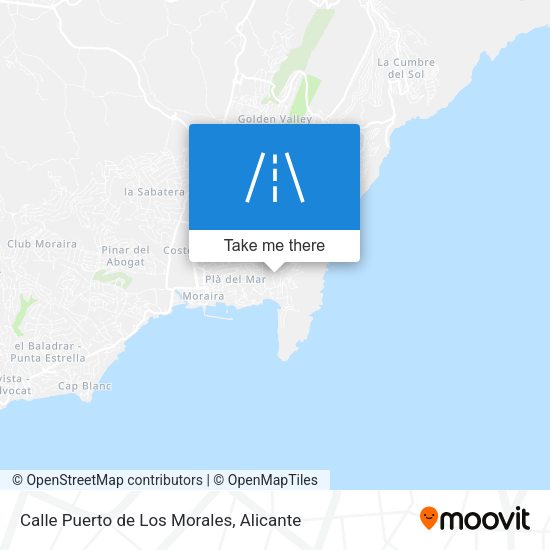 Calle Puerto de Los Morales map