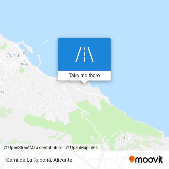 Camí de La Raconà map