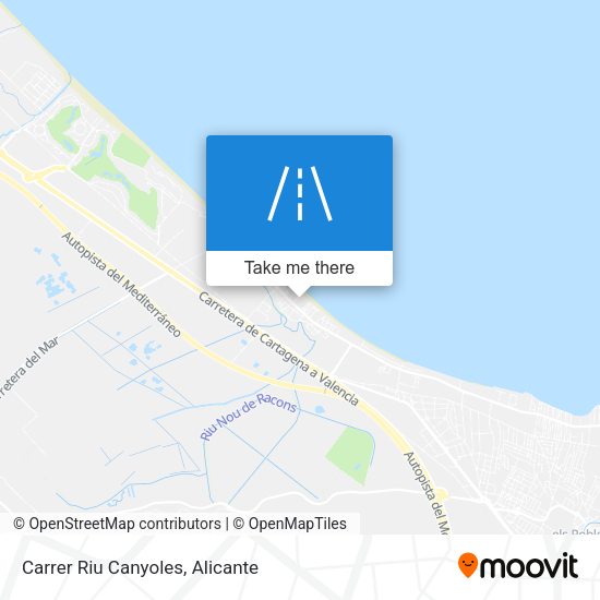 Carrer Riu Canyoles map