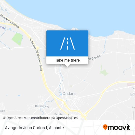 Avinguda Juan Carlos I map