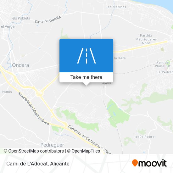 Camí de L'Adocat map