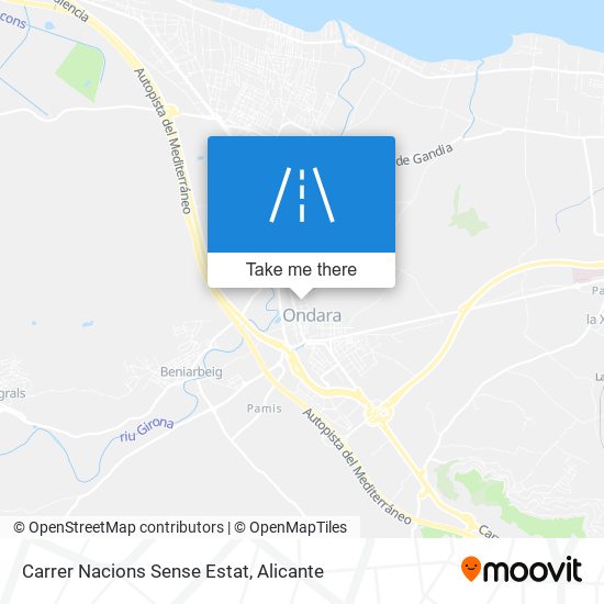 Carrer Nacions Sense Estat map