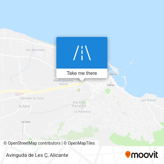 Avinguda de Les Ç map