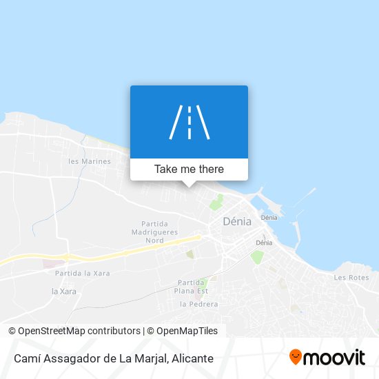 Camí Assagador de La Marjal map