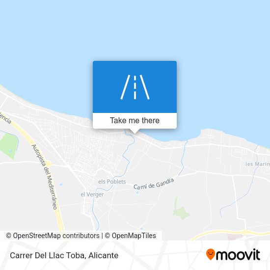 Carrer Del Llac Toba map