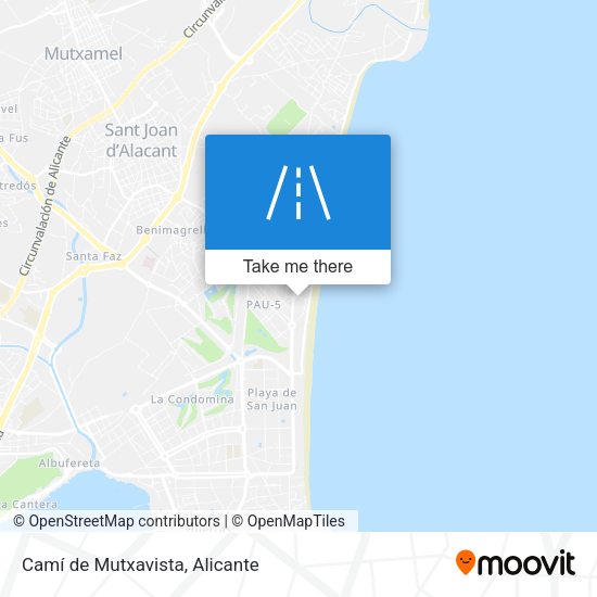 Camí de Mutxavista map