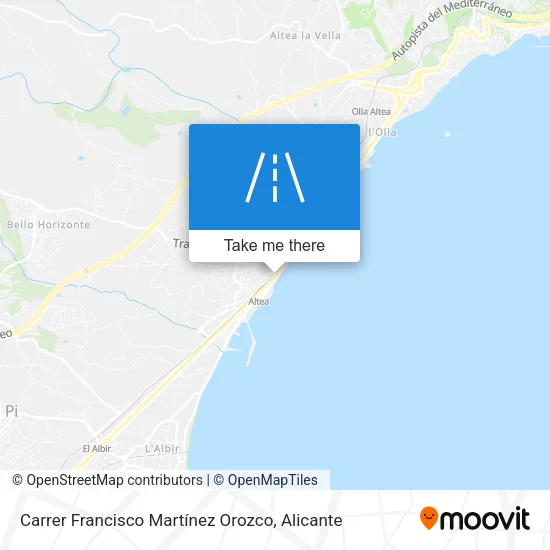 Carrer Francisco Martínez Orozco map