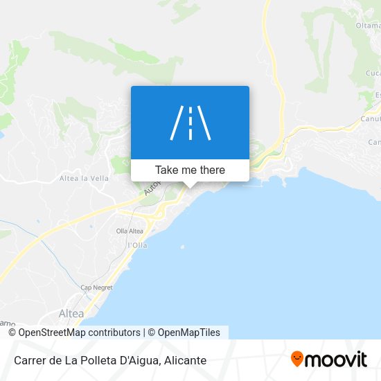 Carrer de La Polleta D'Aigua map