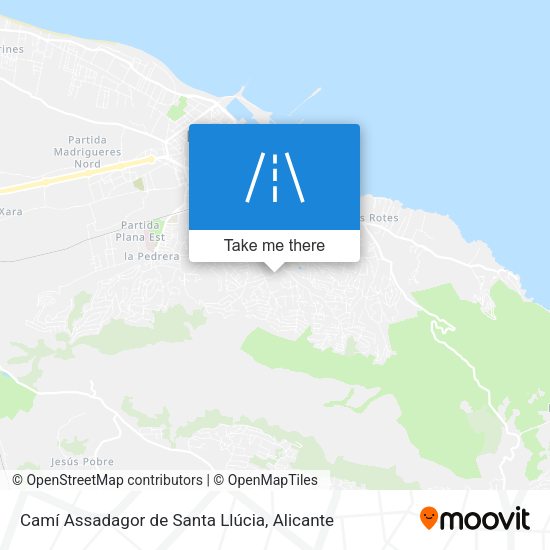 Camí Assadagor de Santa Llúcia map
