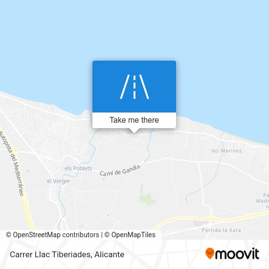 Carrer Llac Tiberiades map