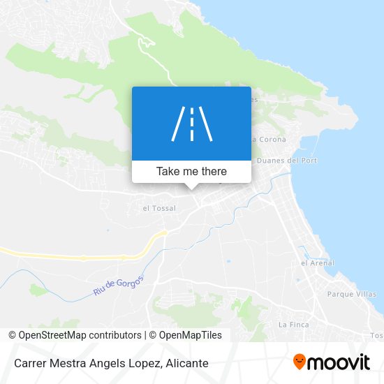 Carrer Mestra Angels Lopez map