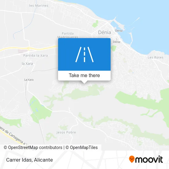 Carrer Idas map