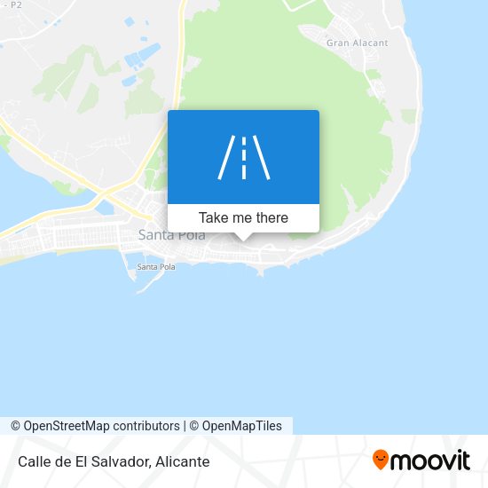 Calle de El Salvador map