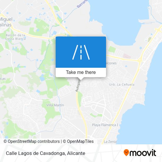 Calle Lagos de Cavadonga map