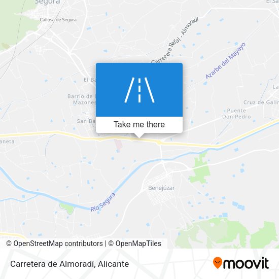 Carretera de Almoradí map