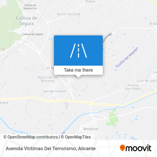 Avenida Víctimas Del Terrorismo map