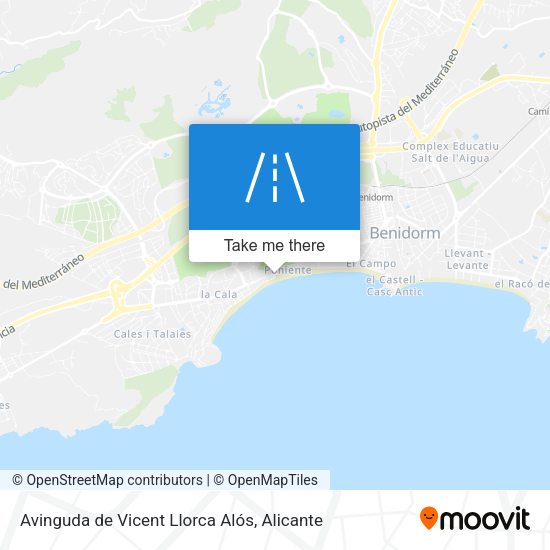 Avinguda de Vicent Llorca Alós map