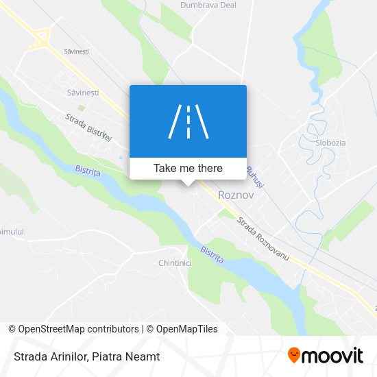 Strada Arinilor map