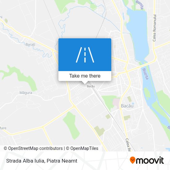 Strada Alba Iulia map