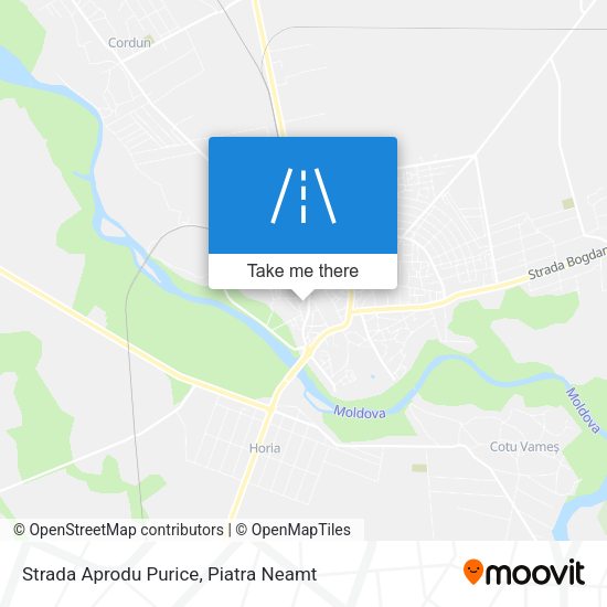 Strada Aprodu Purice map