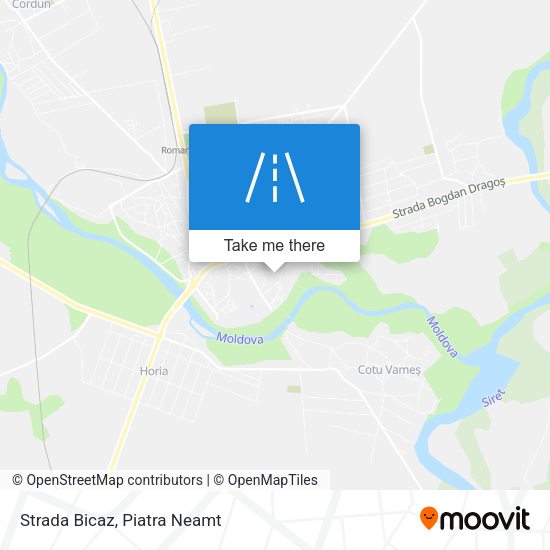Strada Bicaz map