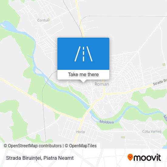 Strada Biruinței map