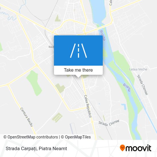 Strada Carpați map