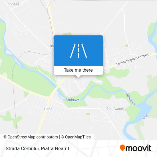 Strada Cerbului map