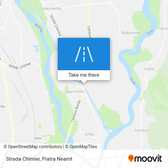 Strada Chimiei map