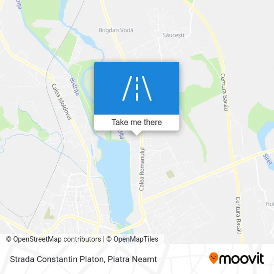 Strada Constantin Platon map