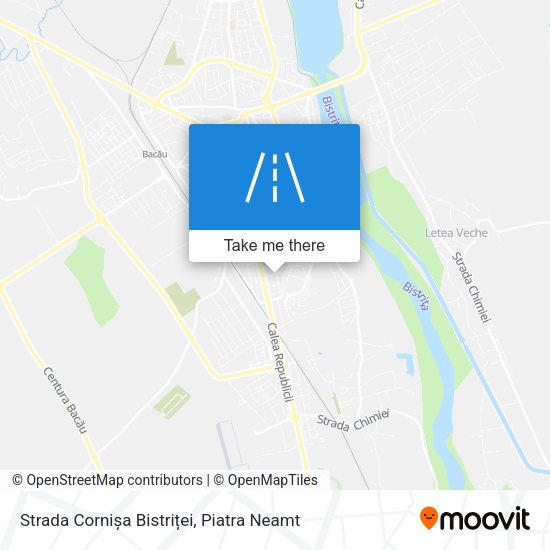 Strada Cornișa Bistriței map