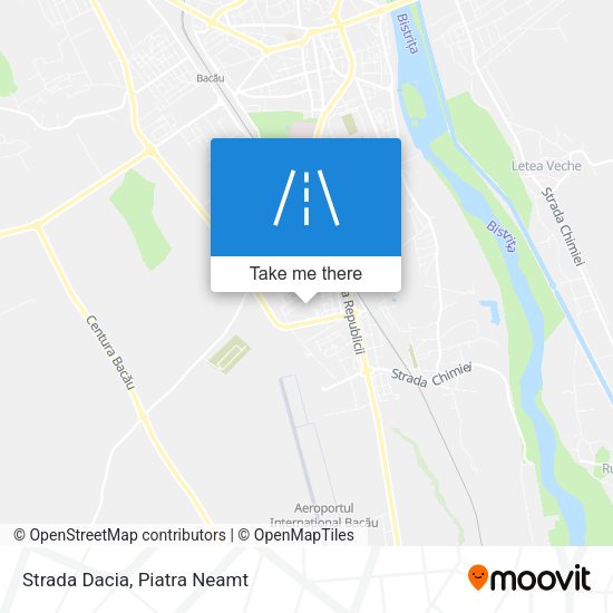 Strada Dacia map