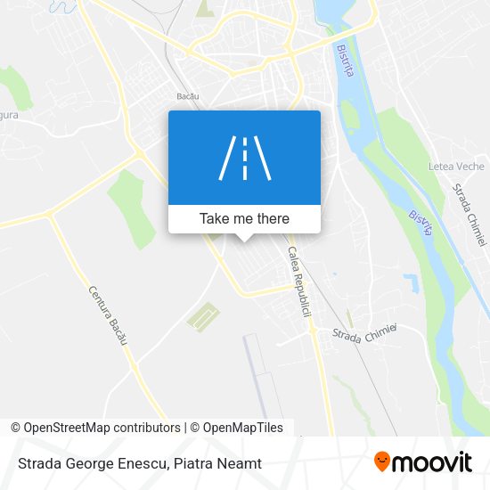 Strada George Enescu map