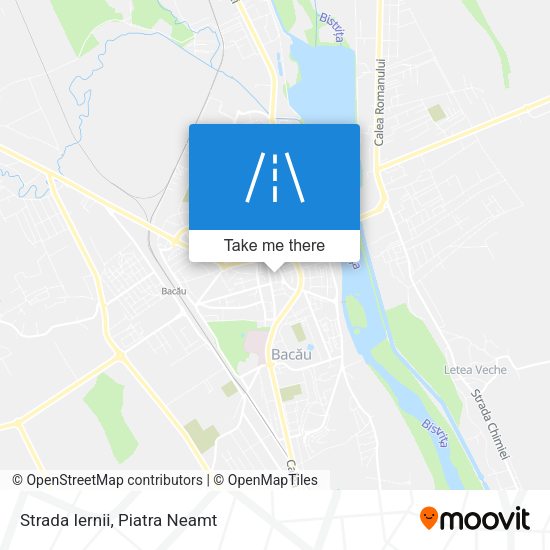Strada Iernii map