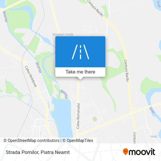 Strada Pomilor map