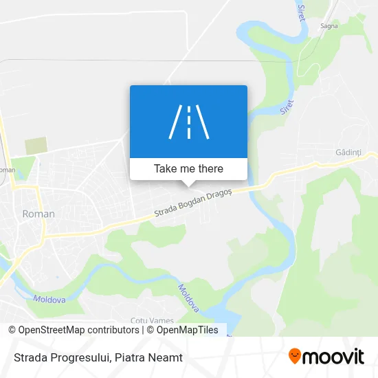 Strada Progresului map