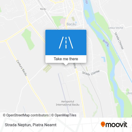 Strada Neptun map