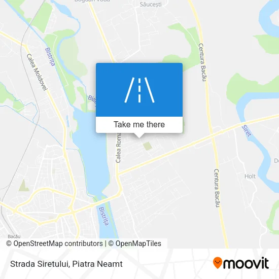 Strada Siretului map