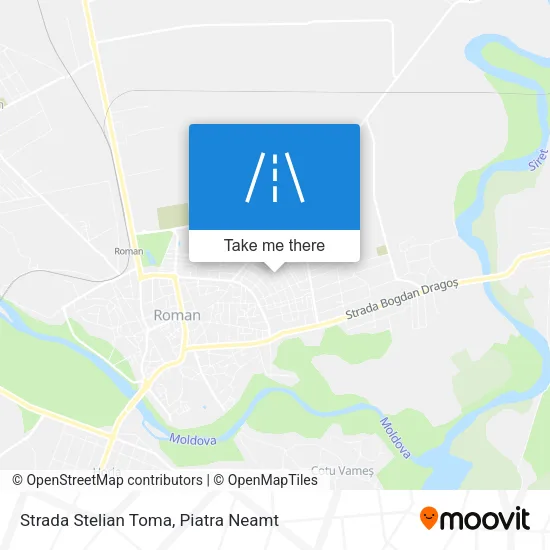 Strada Stelian Toma map