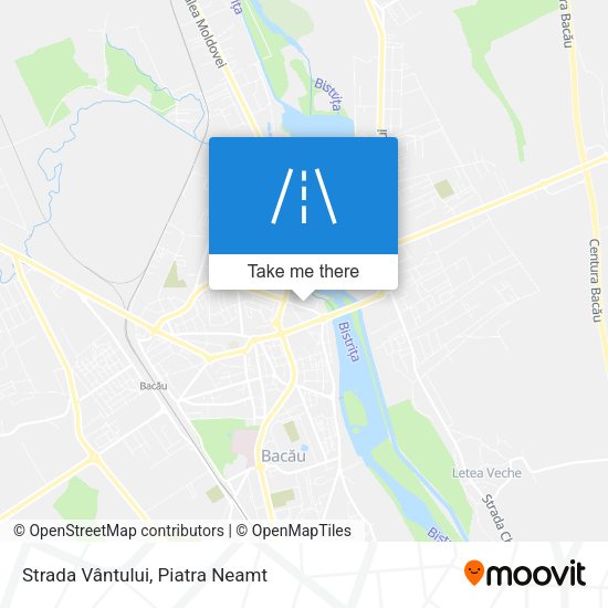 Strada Vântului map
