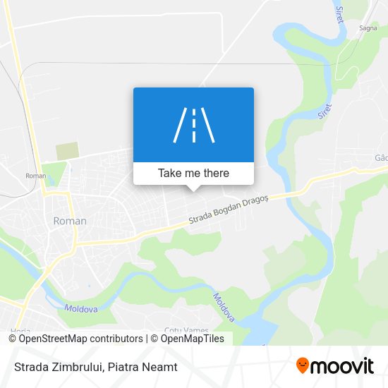 Strada Zimbrului map